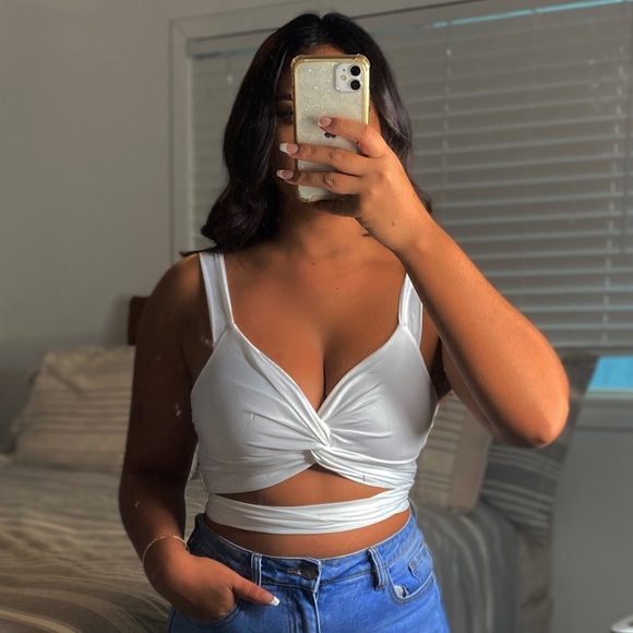 Wrap top in black - Picture 4 of 5